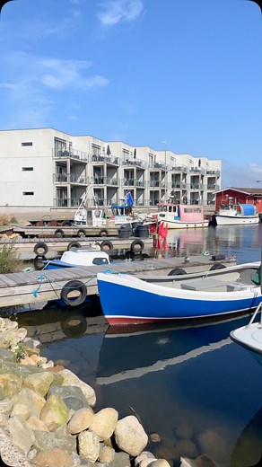 Det er altså et dejligt sted at holde ferie, lige her i Hvide Sande ❤️⚓️ Synes du også, at udsigten til de små joller og Ringkøbing Fjord er idyllisk? Tag et kig på vores lejligheder i Mamrelund, som ses i videoen her. 😍 #enbedreoplevelse @feriepartnersondervig @feriepartnerdanmark @feriepartnerdaenemark @hvidesande.by @visitvesterhavet @mithvidesande | Feriepartner Hvide Sande
