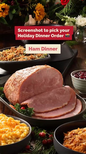 Get your holiday plate ready! Screenshot to pick your holiday dinner order and tell us what you get in the comments below! ✨🍽️ https://www.harristeeter.com/order-ahead | Harris Teeter