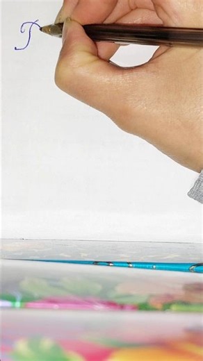 Learn to Write a Beautiful Capital D#copperplate #calligraphy #shorts