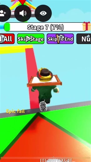 Roblox Parkour Speedrun! 🏃‍♂️💨 #Roblox#ParkourSpeedrun #GamingShorts #EpicMoment #RobloxFun#shorts