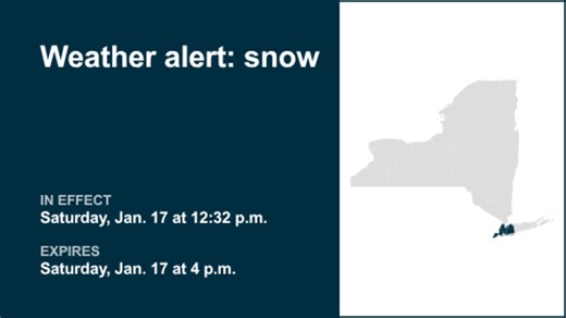 NYC weather: Prepare for snow in New York City until early Saturday evening