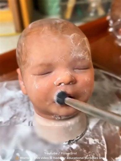 The Fake Baby Face Used in Movies 😲