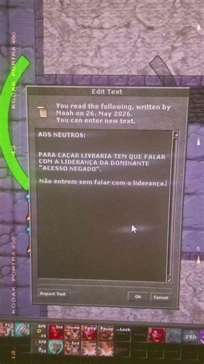 Livraria "Acesso Negado" #tibia #dejair #sorin #encore #pune #ferobra