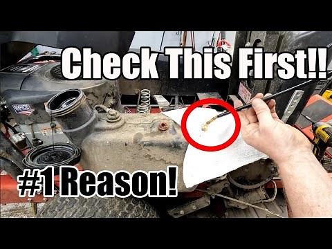 Zero Turn Mower Dies After A Few Minutes, Runs For A While Then Cuts Off Easy Fix For A Common Issue