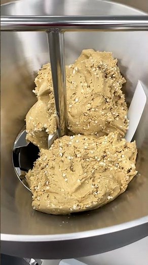 Mixing a Large Batch of Cookie Dough in a Commercial Mixer#cookiedough #baking