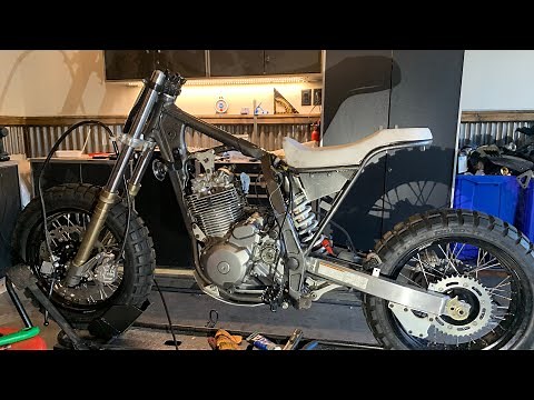 Custom Suzuki Dr650 scrambler build