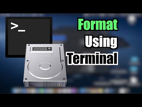How to format USB Flash drive or hard drive via terminal Mac