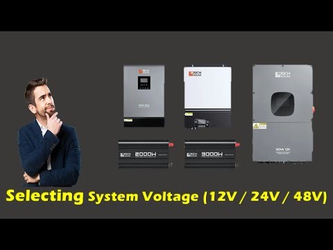 Selecting System Voltage (12V / 24V / 48V) | Solar System Design