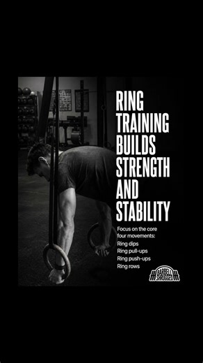 Ring training builds strength and stability ￼💪