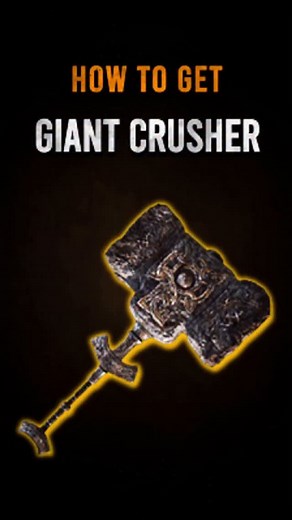 Veil of Legends on Instagram: "Giant-Crusher is one of the heaviest weapons in Elden Ring, perfect for pure Strength builds. Delivers insane damage and crushes anything in its path. Elden Ring, Giant-Crusher, Strength Build, Colossal Weapon, Elden Ring Weapon, #reels #eldenring #giantcrusher #strengthbuild #colossalweapon #eldenringweapons Moonshine by tubebackr Source: https://freetouse.com/music"