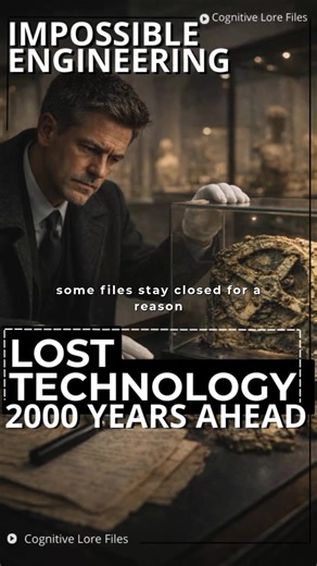 The machine that shouldn't exist. ​In 1901, divers recovered the Antikythera Mechanism from an ancient shipwreck. What looked like a corroded lump of bronze turned out to be the world's first analog computer—built over 2,000 years ago. ​It predicted eclipses and planetary motion with precision that wouldn't be seen again for millennia. It’s one of history’s greatest interrupted technologies. ​If ancient humans were capable of this… what else was lost to time? ​The file is now open. Are you ready