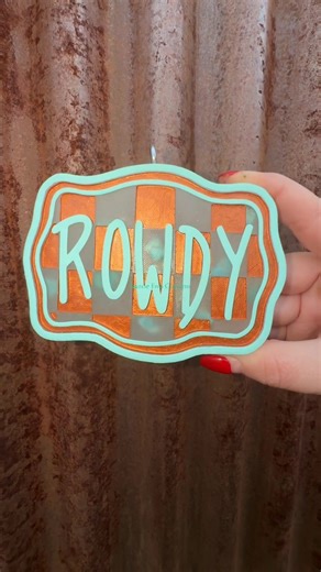 What a beautiful mold from @Ramblin Darlin ✨Use Code: NELSON to save✨ • • • • • • • • • • • • • • • • • • • • • • • • • • • • • • • • • • • • • • • • #freshies #rowdy #western #checkered #Montana