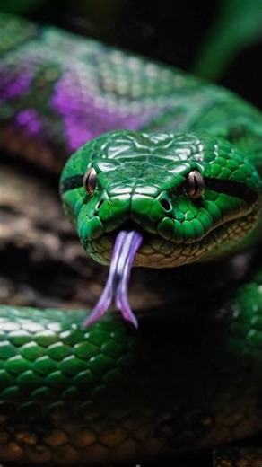 The Most Beautiful Snake Ever 🐍✨ | (4K Cinematic AI Video) #fyp