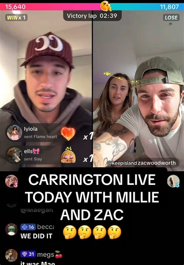Love Island All Stars: Millie, Carrington & Zac Live