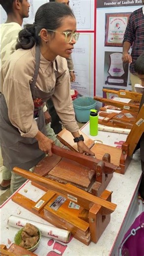 Wooden bread making machine