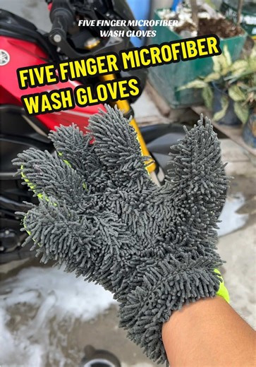 Enhance Your Car Wash Experience with Five Finger Microfiber Gloves
