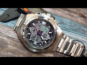 Citizen JY8120-58E Promaster Skyhawk A-T Steel Black Dial