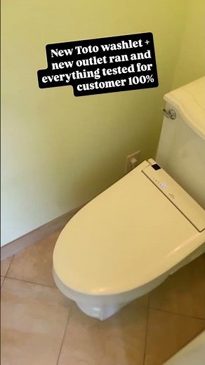 Toto washlet install. #toto #totowashlet #diy #handyman