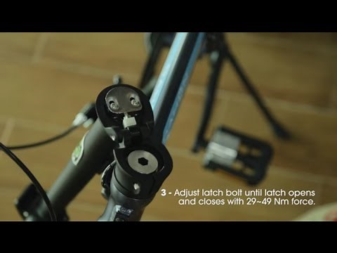 How to Adjust Your DAHON Radius Folding Bicycle Handlepost