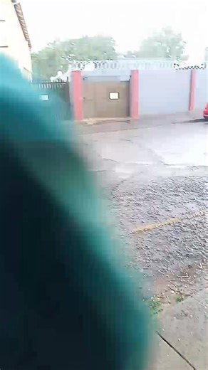 First hail in Joburg right now... | Baba Duo