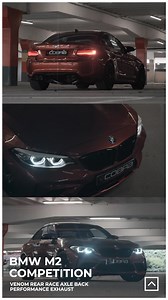 It's time to crank up the volume and listen to the glorious BMW S55! 🔊 Cobra Sport's Venom Race Rear Axle Back system for the BMW M2 Competition is extremely popular with M owners, as the restrictive backbox is replaced by 3-inch pipework which enhances the natural sounds of the 3-litre twin turbo straight 6. View this venomous product at cobrasport.com/M2Competition #CobraSportExhausts #CobraSport #MadeInSheffield #BMW #BMWM2 #BMWM2Competition #PerformanceExhaustsZeroCompromise | Cobra Exhaust