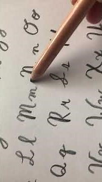 How to Write Your Name in Cursive