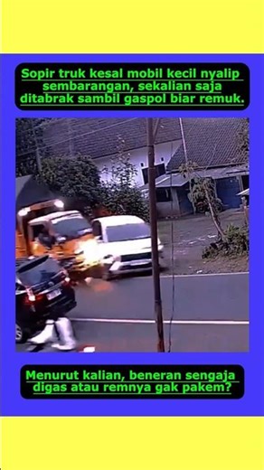 Mobil Avanza sengaja bikin kesal sopir truk cabe