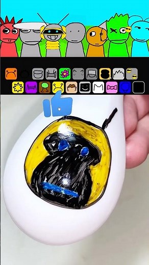 I drew Garnold Sprunked mod (Sprunki Incredibox with a Water Painting Pen)