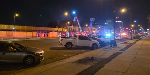 Arson suspect arrested after fire in abandoned downtown building