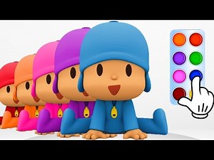Learn Colors with Talking Pocoyo - Learning Color Animation for Baby Toddlers, Kids and Children