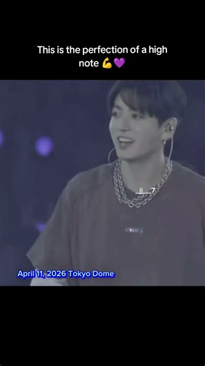 After 8 years, JK high note "DOPE", Tokyo Dome 2018 / 2026 🤌🥇#bts