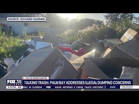 Palm Bay officials crack down on illegal dumping