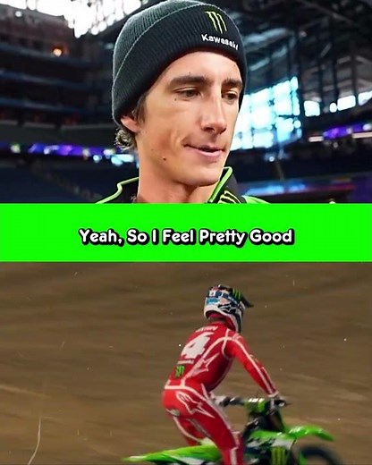 Chase Sexton, "Obviously, it's nice to be back at the races." 👀