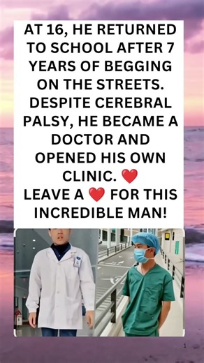 From Street Beggar to Doctor: A Story of Unbreakable Courage ❤️