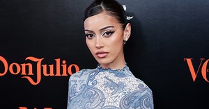 Cindy Kimberly’s Sheer Slip Dress Is Literally Tied by Strings for Meshki