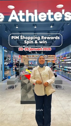 𝙈𝙚𝙫𝙖 𝙥𝙧𝙖𝙙𝙞𝙥𝙩𝙖 | 𝙘𝙤𝙣𝙩𝙚𝙣𝙩 𝙘𝙧𝙚𝙖𝙩𝙤𝙧 on Instagram: "Jangan Kelewatan ! PIM SHOPPING REWARD : Spin & win Tanggan 23- 25 Januari 2026 Tukarkan struk belanja Minimal 1 Juta dapatkan hadiah langsung dan bisa juga dapetin kupon undian dengan grand prize Mobil Suzuki Grand Vitara, Tour ke Bali & Vietnam serta motor Yamaha Fazzio ✨😍 📍lokasi penukaran : CS LT UG FLOOR Pkl 10.00-22.00 Hanya 3 hari aja , so jangan kelewatan! #pimshoppingreward #palembangindahmall #spinandwin #undian