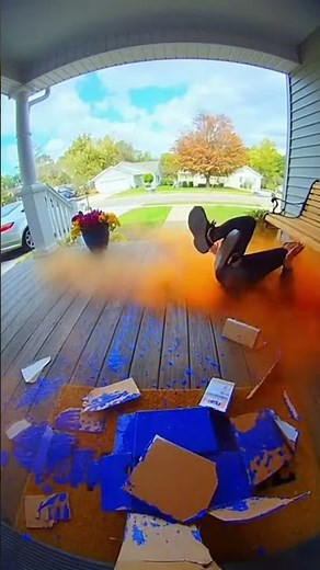 DIY Glitter Bomb Trap for Porch Pirates #PorchPirate #DIY #Prank