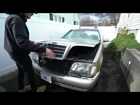 Mercedes Benz W140 Blower Motor Regulator Resistor Removal and Replacement DIY S320 S420 S500 S600