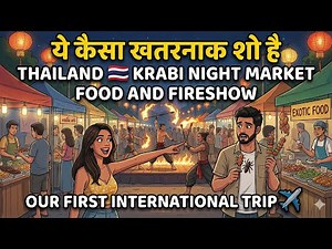 Ao Nang Night Market 😍 | Krabi Nightlife & Thai Street Food | Travel Vlog Part 4