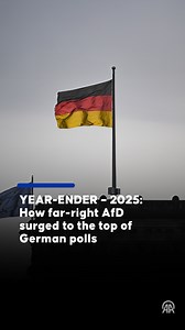 6.8K views · 184 reactions | ️ Germany’s far-right AfD has surged to 26% in recent polls, becoming the country’s strongest political force  Experts say its rise is driven by government infighting, even as the party grows more radical in rhetoric and structure v.aa.com.tr/3781801 | Anadolu Agency | Facebook