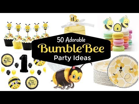 50 Adorable Bumblebee Party Ideas and Bumble Bee Party Supplies!