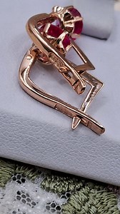 Amazing EARRINGS GOLD 583 14K English Lock - Etsy