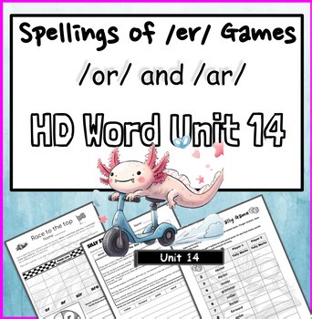 R-Controlled Vowel Spellings Activities & Games | /er/ with /ar/  /or/ | HD Word