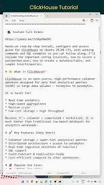 Install & Configure ClickHouse on Ubuntu 24.04 LTS | Step-by-Step Setup 🖥️ #clickhouse #database