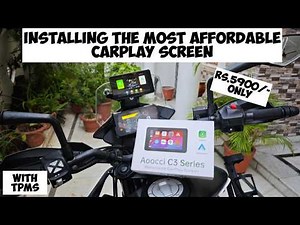 Aoocci C3 Pro India’s Most Affordable Motorcycle CarPlay Screen with TPMS! 😍 30% Off Code - FIRST30