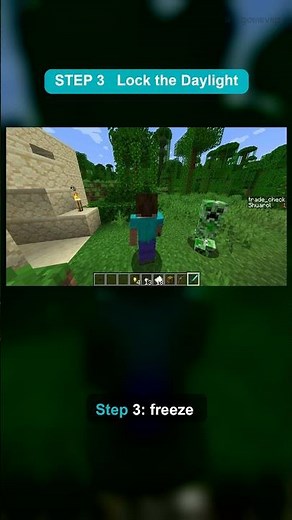 How to Use Gamerule, Difficulty and Daylock in Minecraft #shorts