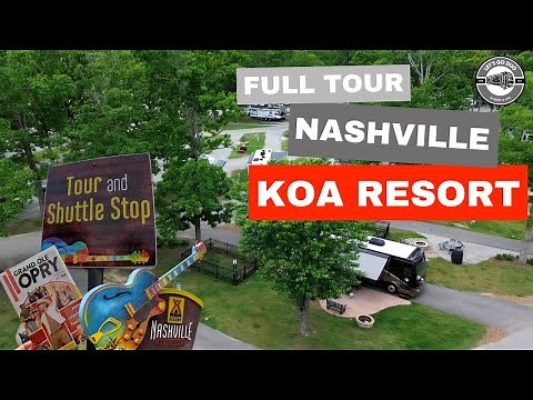 The BEST place to stay in Nashville, Tennessee! | Full tour of the Nashville KOA Resort Campground