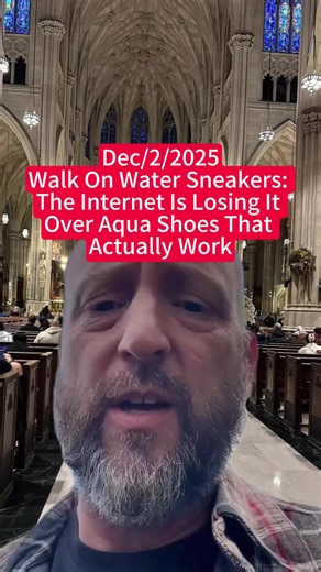 Walk On Water Sneakers: The Internet Is Losing It Over Aqua Shoes That Actually Work #walkonwater #aquashoes #waterwalking #techwear #innovation #fyp #viral #water #tiktokviral #shanman9390 #greenscreen #pov #tiktok #trendingvideo #usa #news #greenscreenvideo #trump #fypシ
