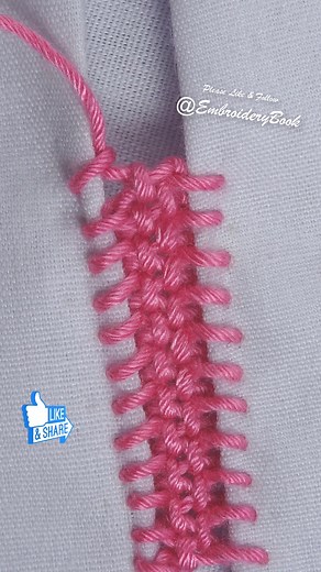 49K views · 660 reactions | so easy edges joining hand embroidery stitch for beginners #embroidery #reelsvideoシ #reels2024 | EmbroideryBook | Facebook