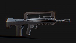 FAMAS - Download Free 3D model by Frostoise